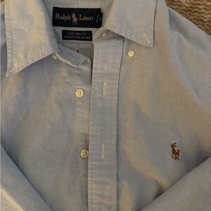 Ralph Lauren Men's Sky Blue Dress Shirt